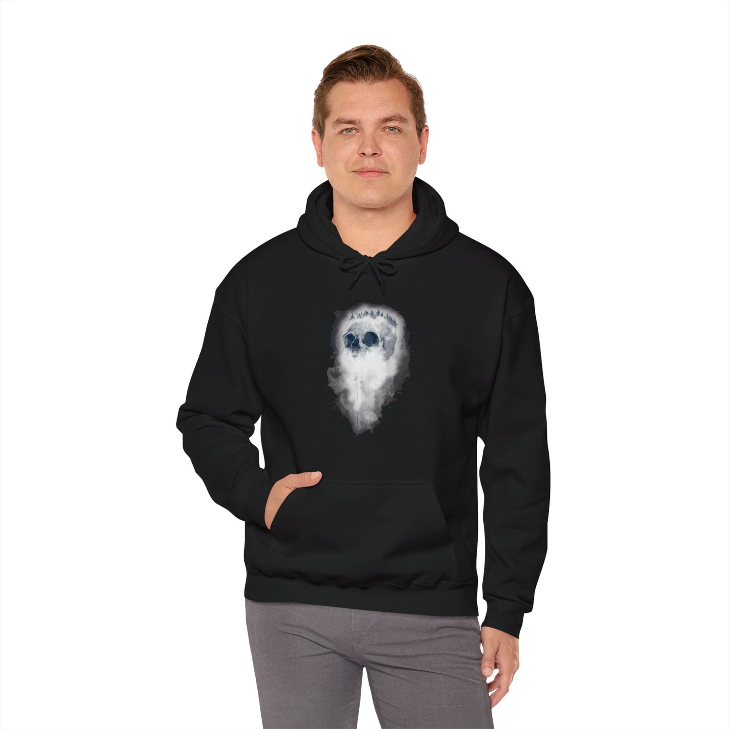 Elemental Skull Air Unisex Heavy Blend Hooded Sweatshirt