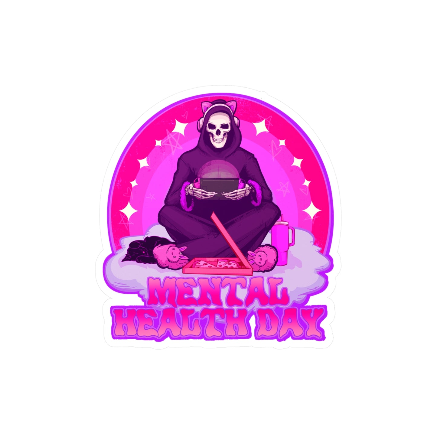 Mental Health Day Kiss-Cut Vinyl Decal