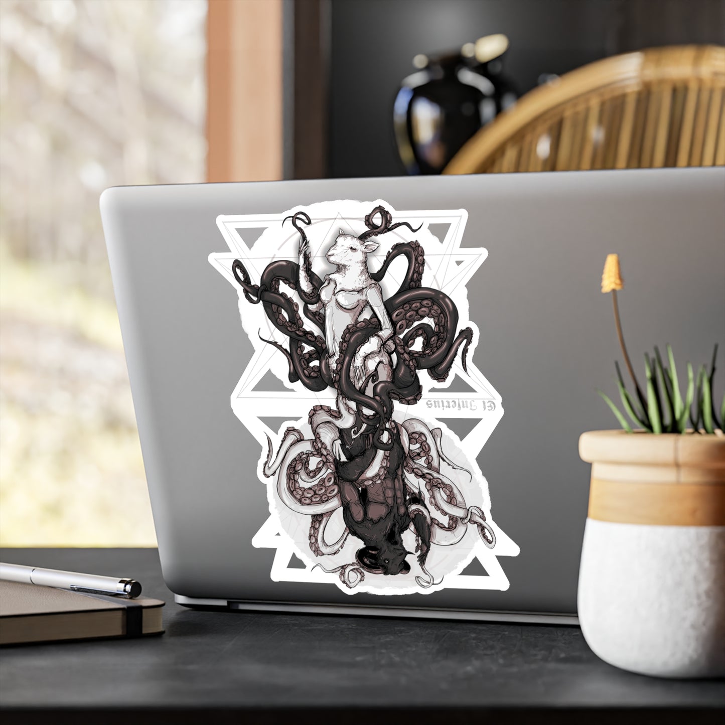 As Above So Below Octo-Ovis Kiss-Cut Vinyl Decal