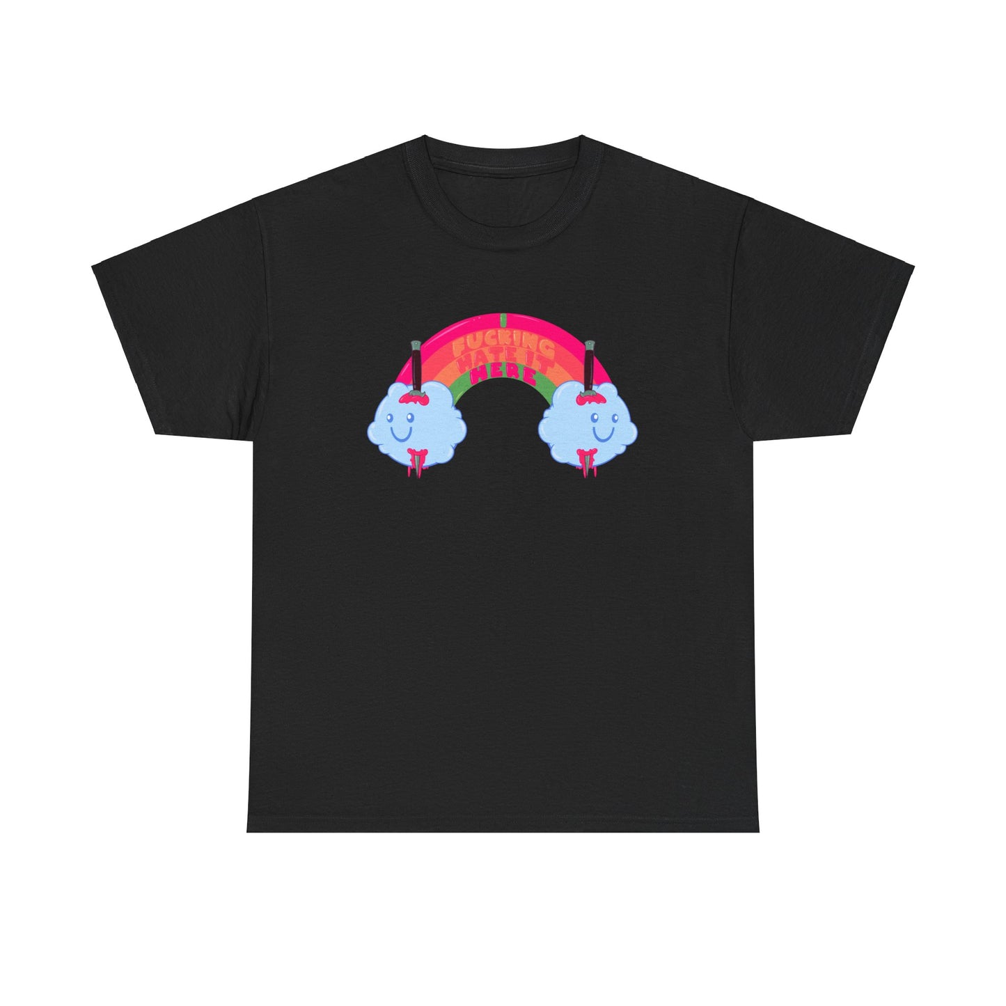 I Fucking Hate It Here Unisex Heavy Cotton Tee