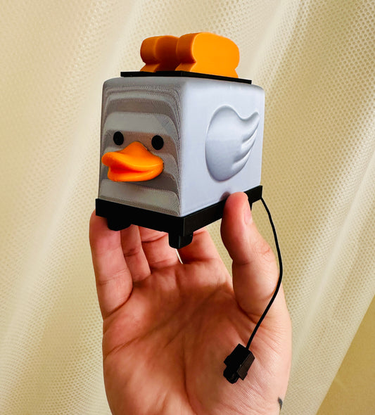 Toaster Duckie 3D Printed Figure