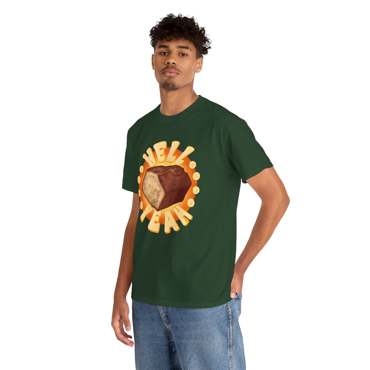 Banana Bread At Work Unisex Heavy Cotton Tee
