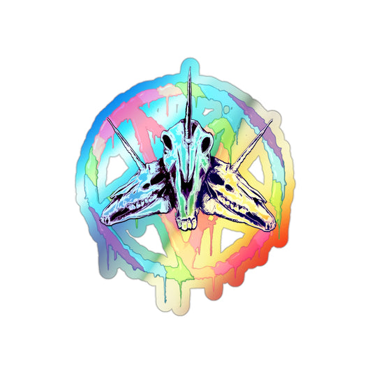 Drip Holographic Die-cut Stickers