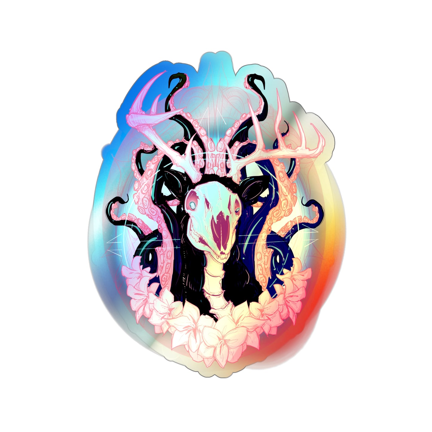 Entropy Holographic Die-cut Stickers