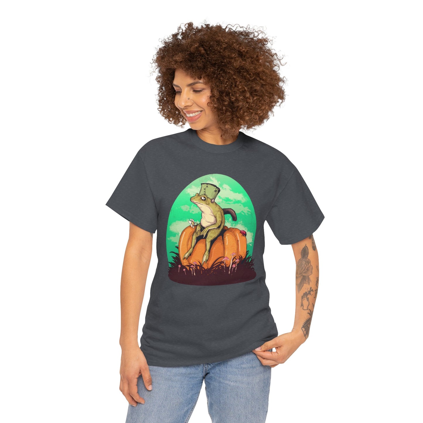 Frogenstein Unisex Heavy Cotton Tee