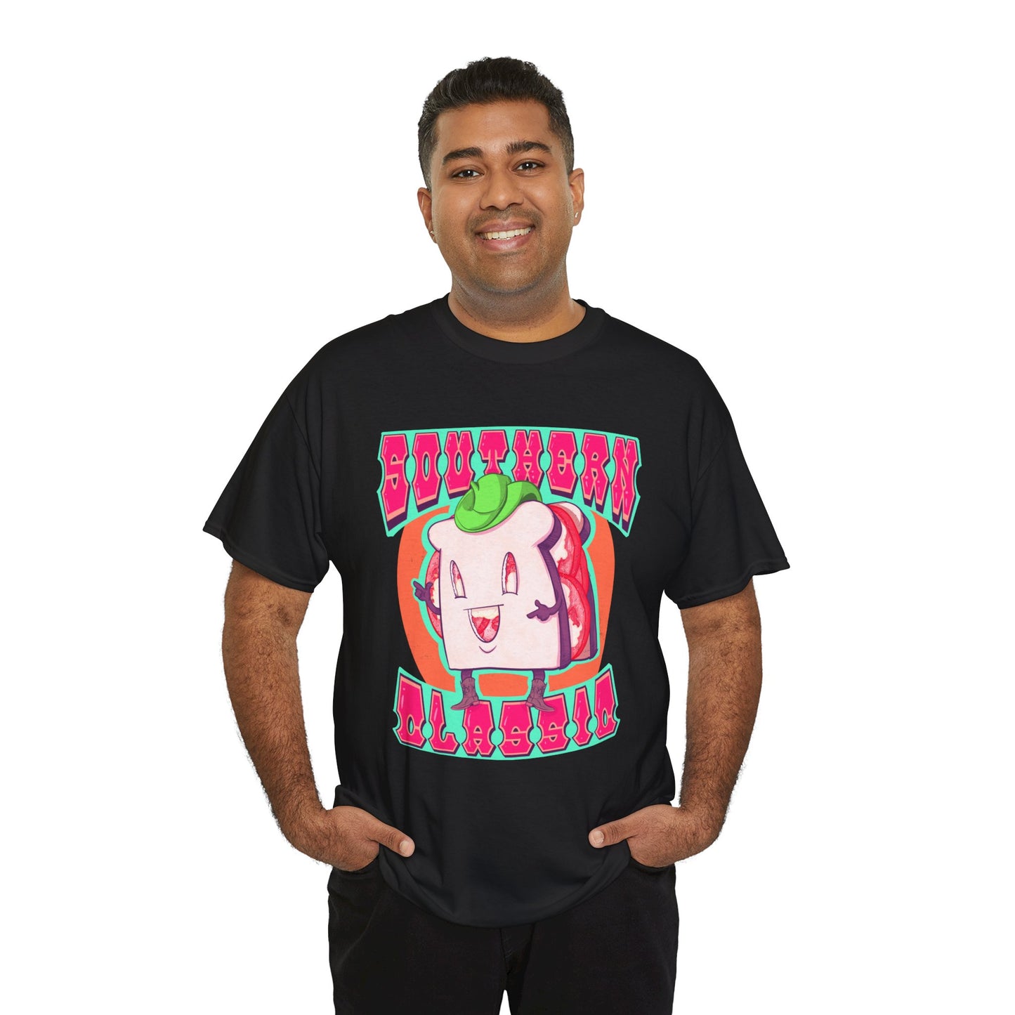 Tomato Sandwich Unisex Heavy Cotton Tee
