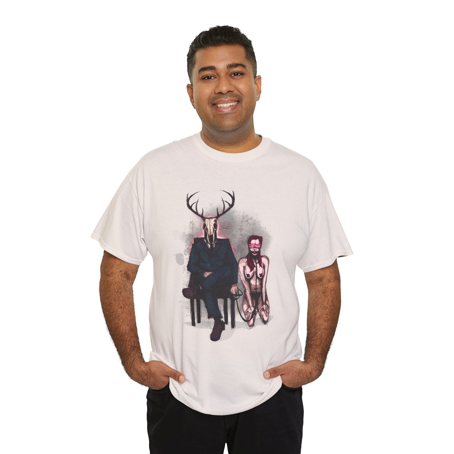Deer Daddy Series 1: Sit Unisex Heavy Cotton Tee