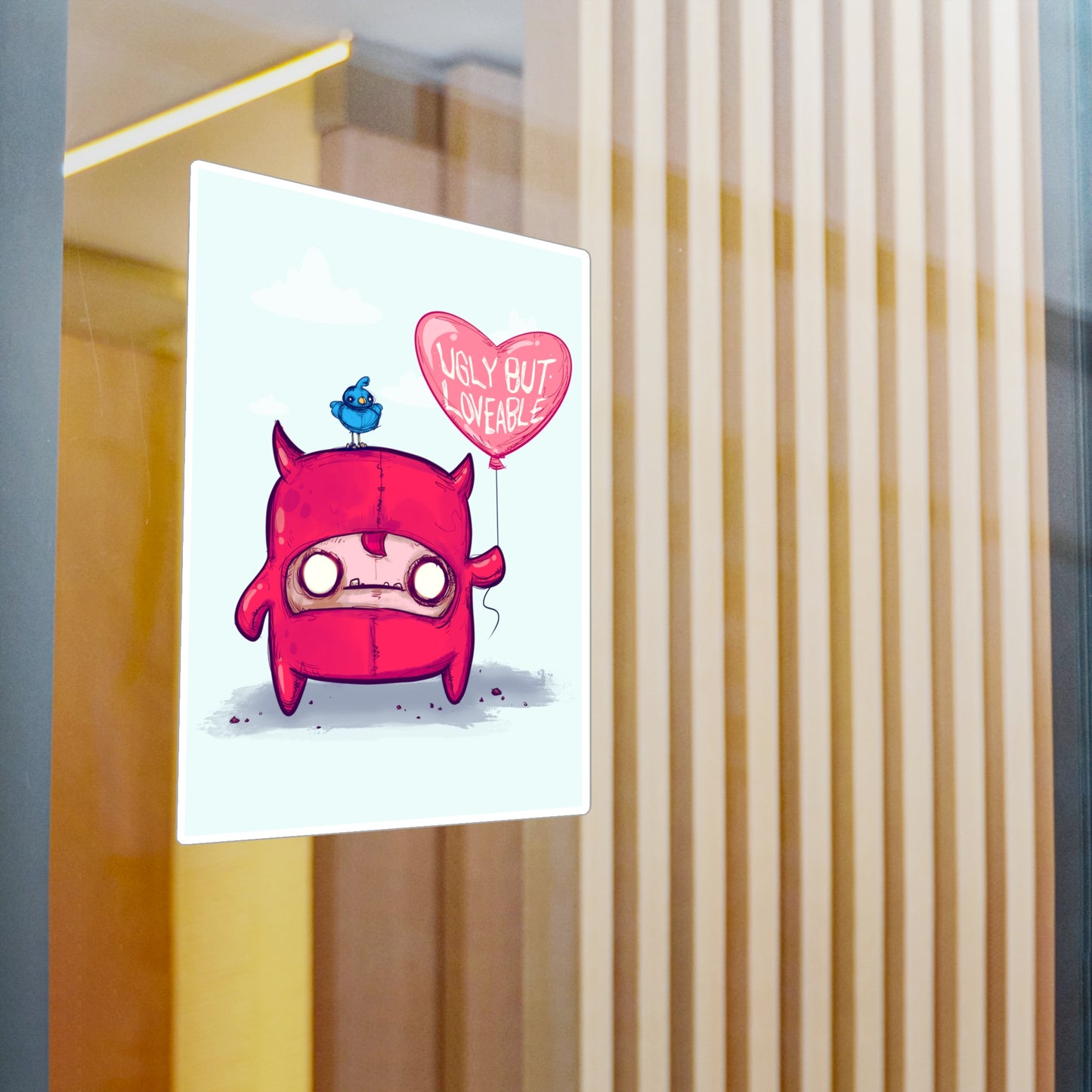 Ugly Boy Kiss-Cut Vinyl Decal