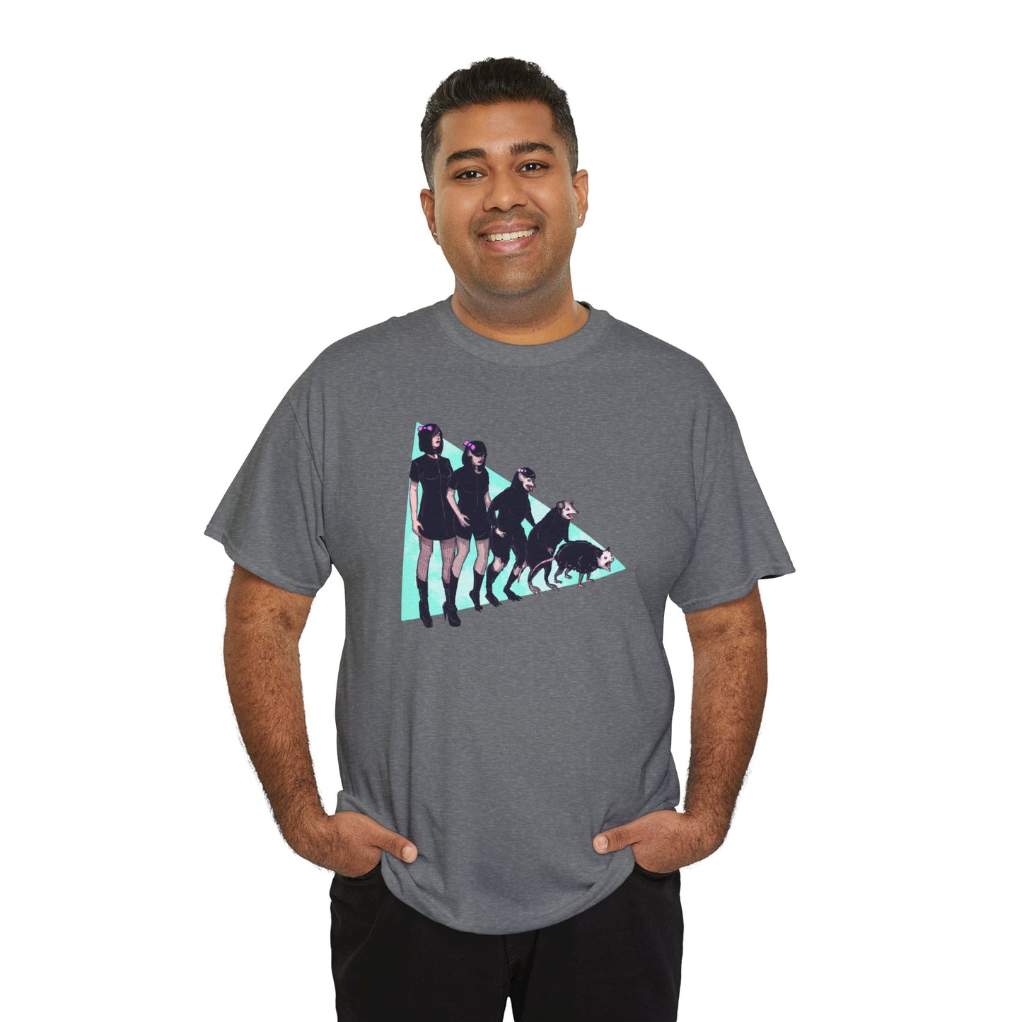 Opossum Girl Unisex Heavy Cotton Tee
