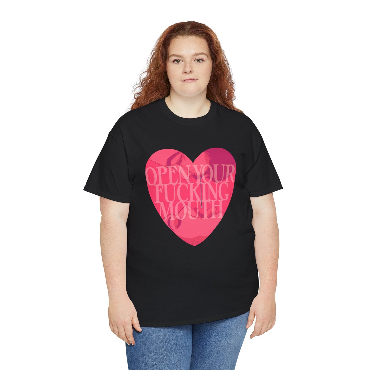 Open Your Mouth Unisex Heavy Cotton Tee