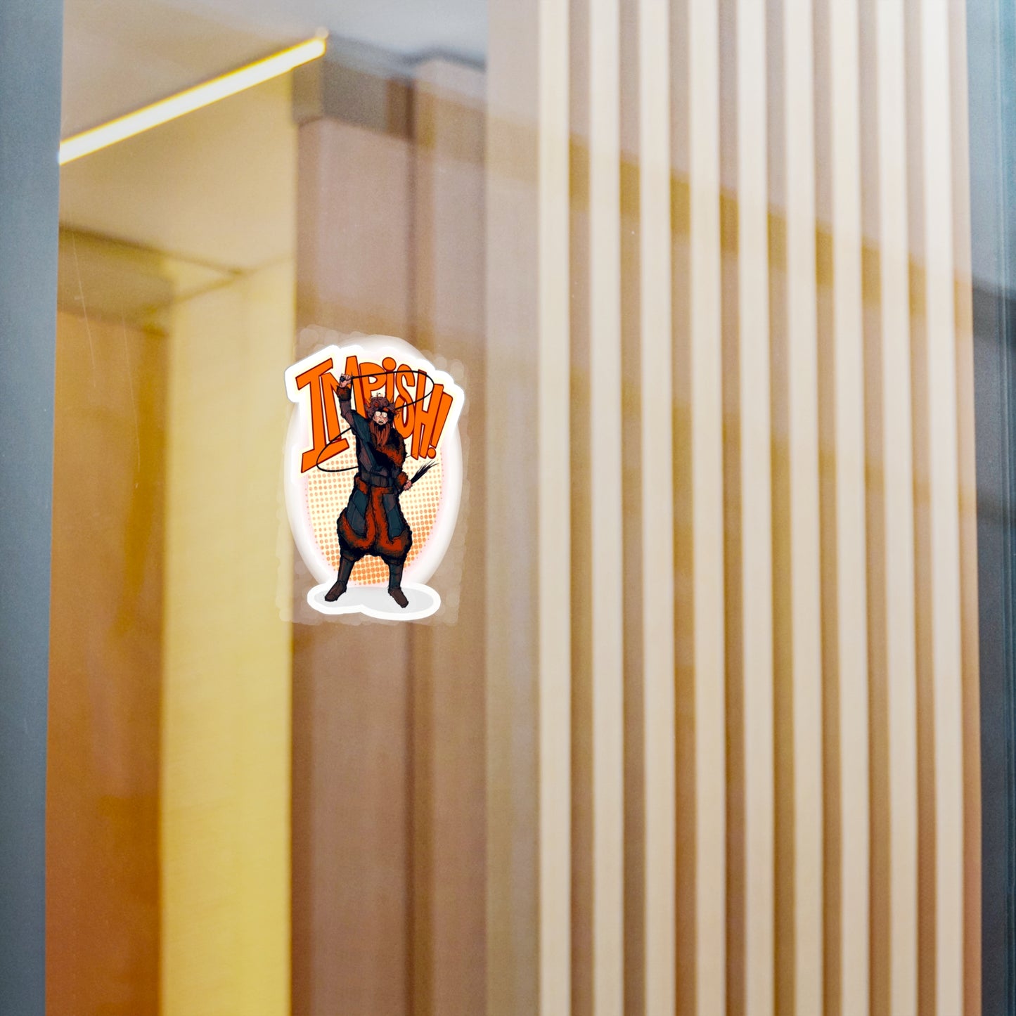 Impish Kiss-Cut Vinyl Decal