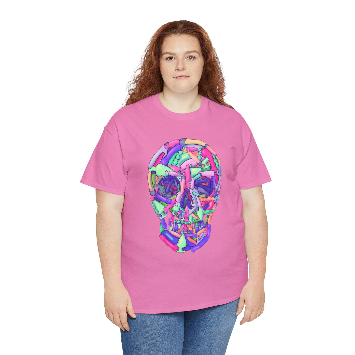 Sex Toy Skull Unisex Heavy Cotton Tee