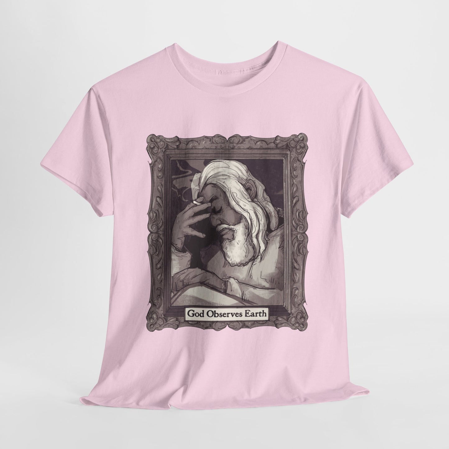 God Observes Earth Unisex Heavy Cotton Tee
