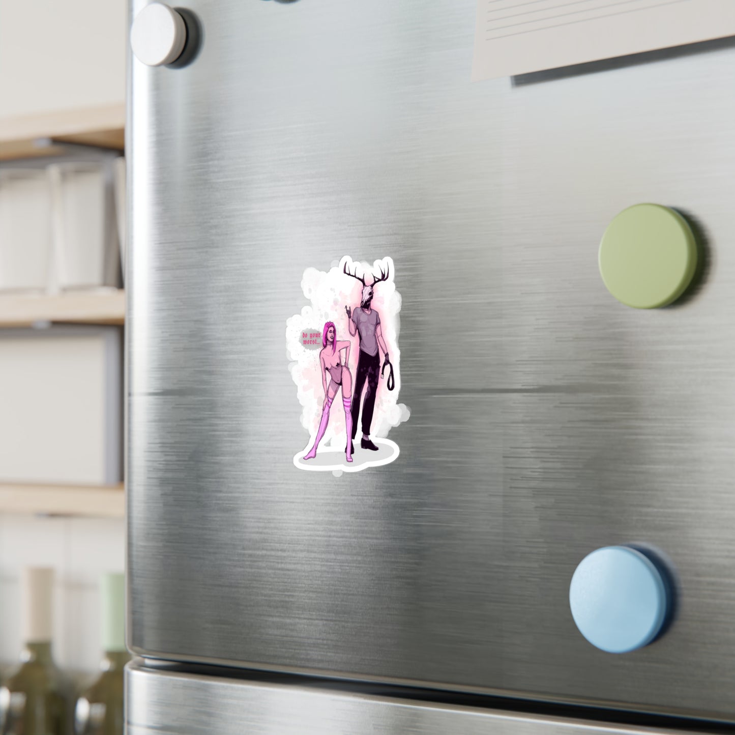 Deer Daddy Series 10: Do Your Worst Kiss-Cut Vinyl Decal