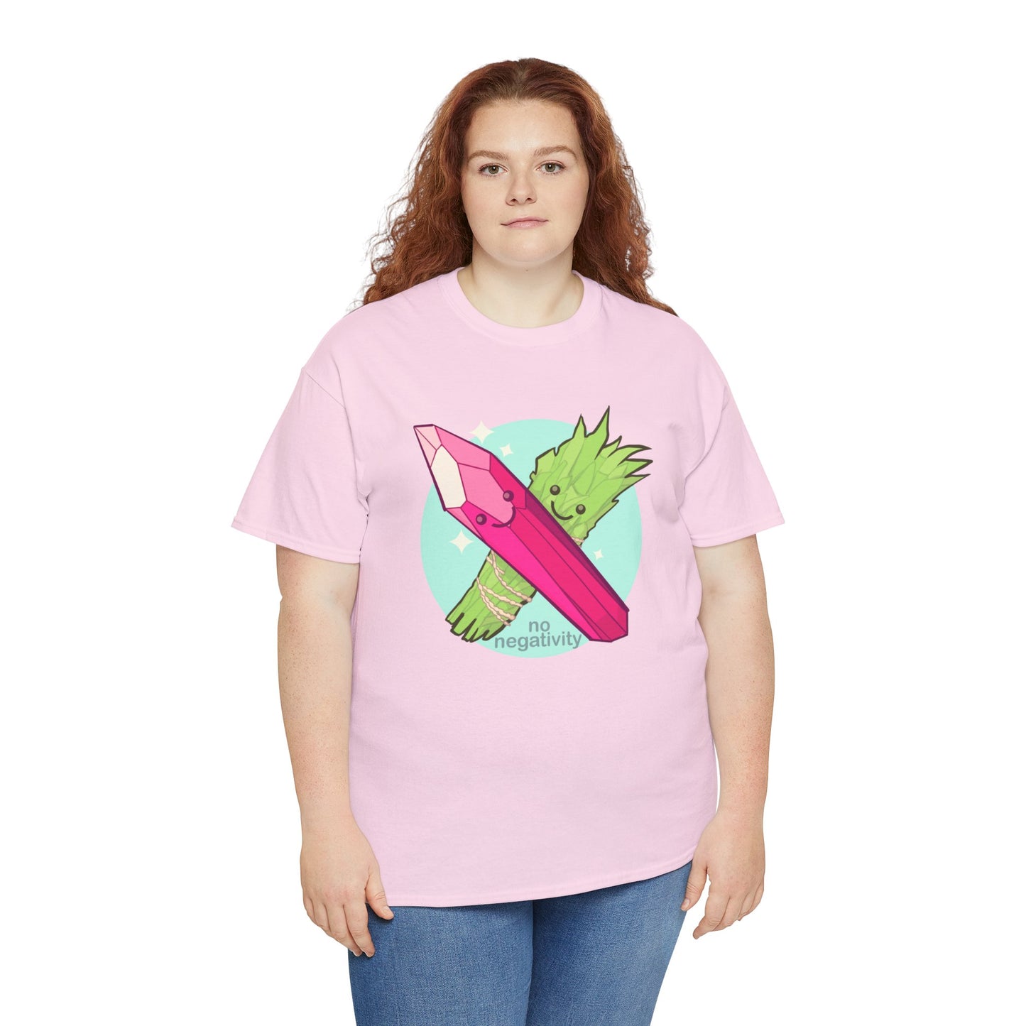 No Negativity Unisex Heavy Cotton Tee