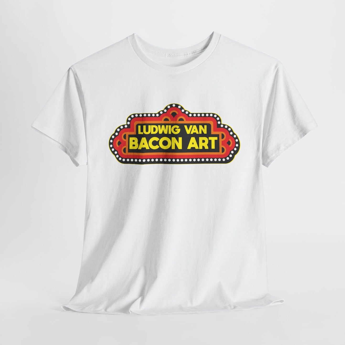 LVB's Pizza Emporium (Front & Back Print) Unisex Heavy Cotton Tee