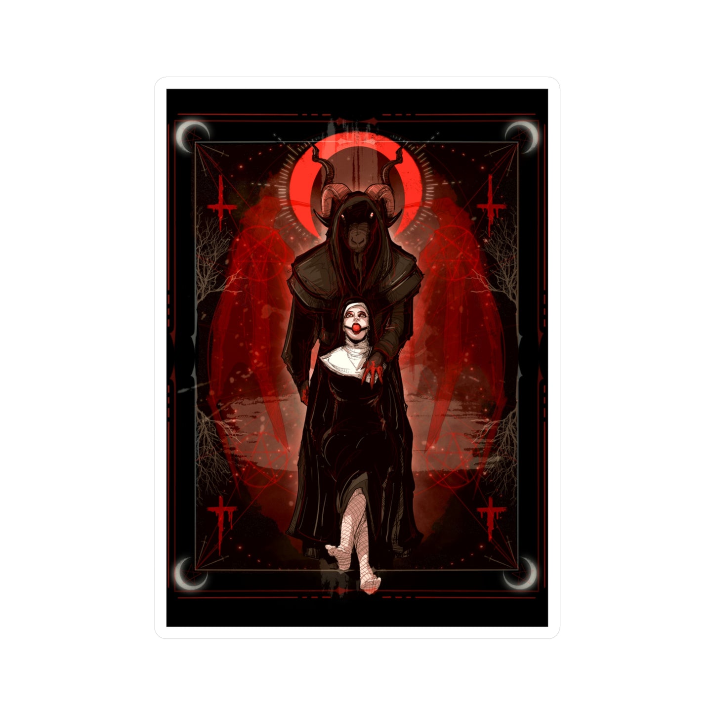 Today Satan Kiss-Cut Vinyl Decal