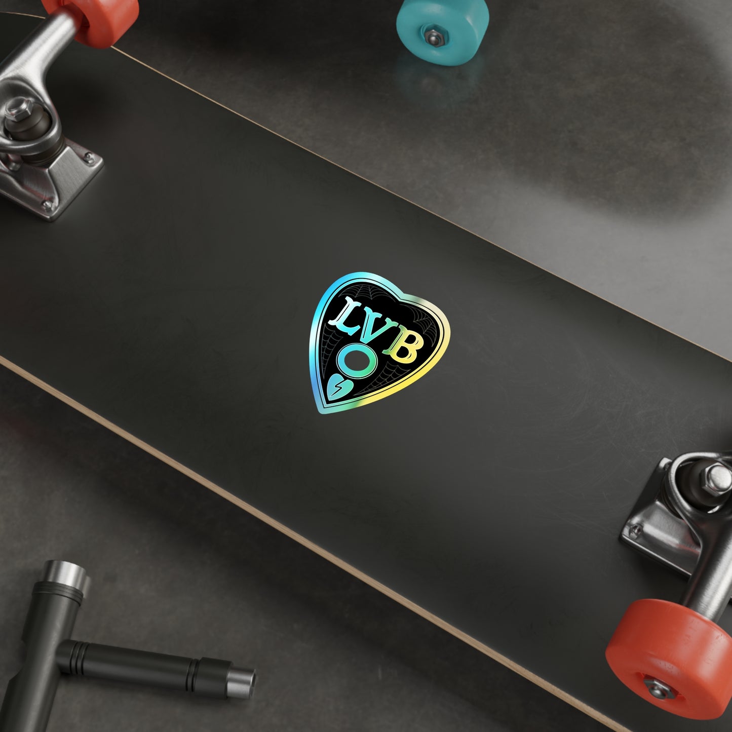 LVB Logo Planchette Holographic Die-cut Stickers