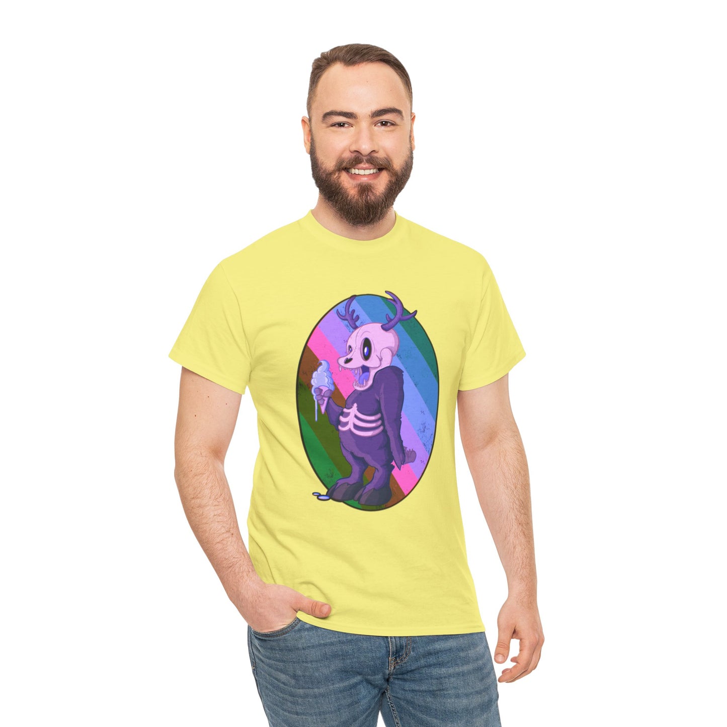 Monster Ice Cream Unisex Heavy Cotton Tee