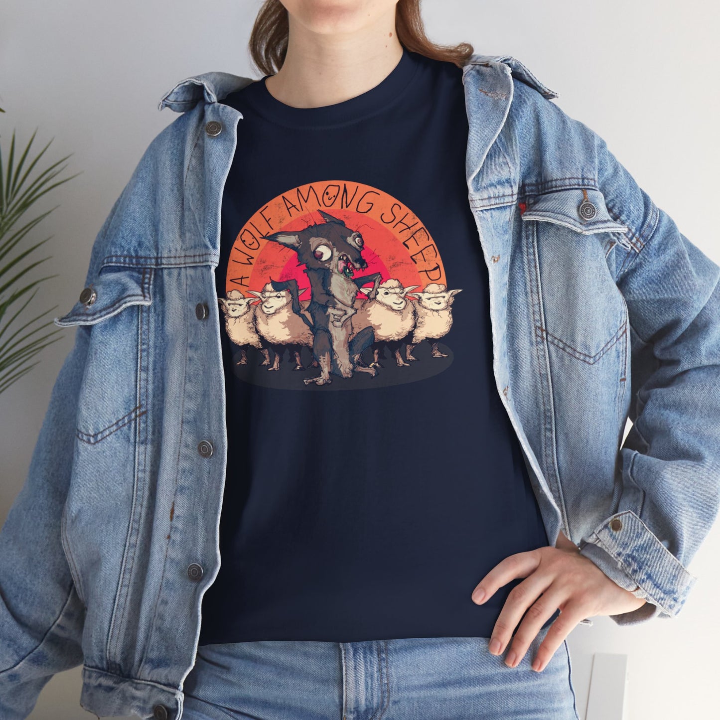 A Wolf Among Sheep Unisex Heavy Cotton Tee