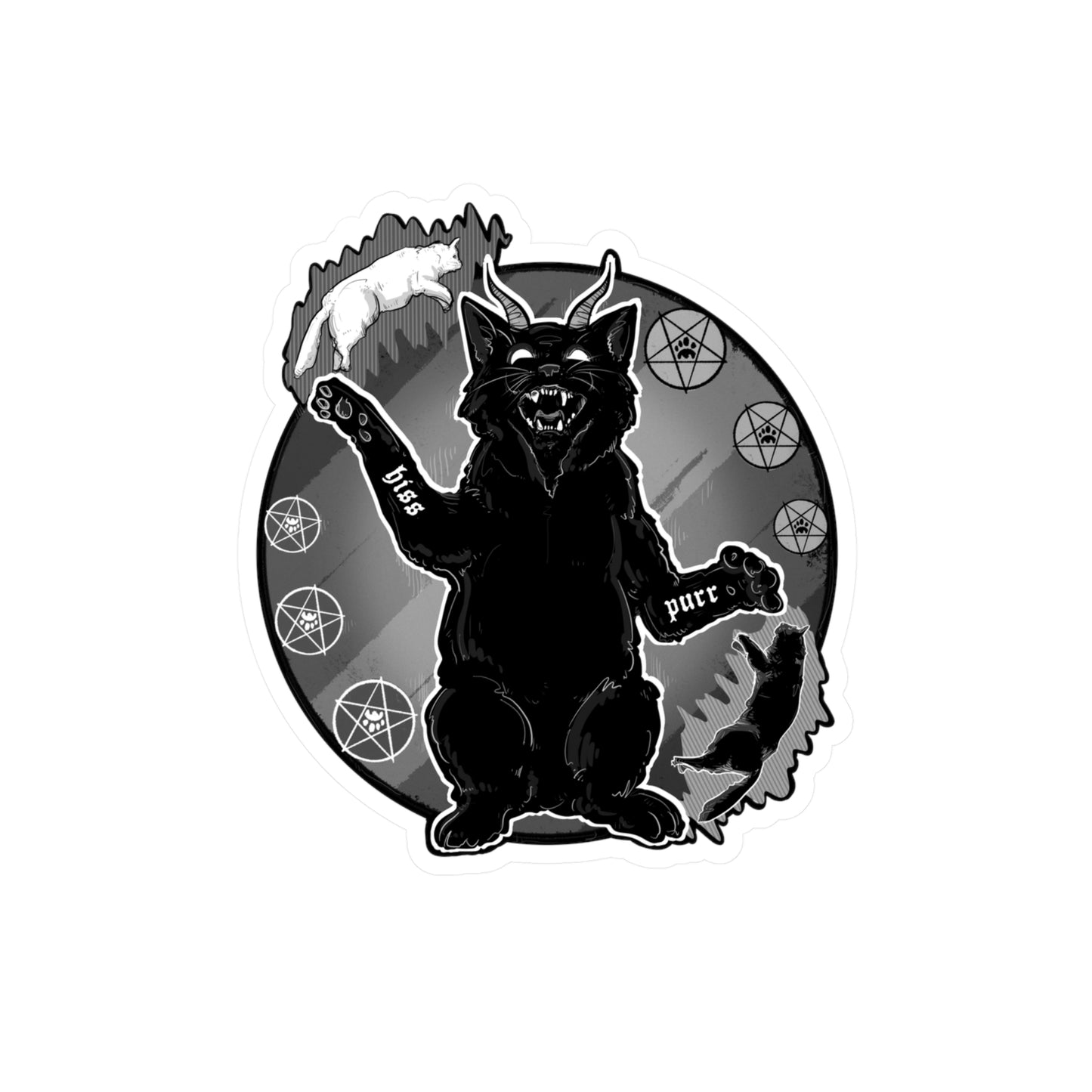 BaphoCat II Kiss-Cut Vinyl Decal