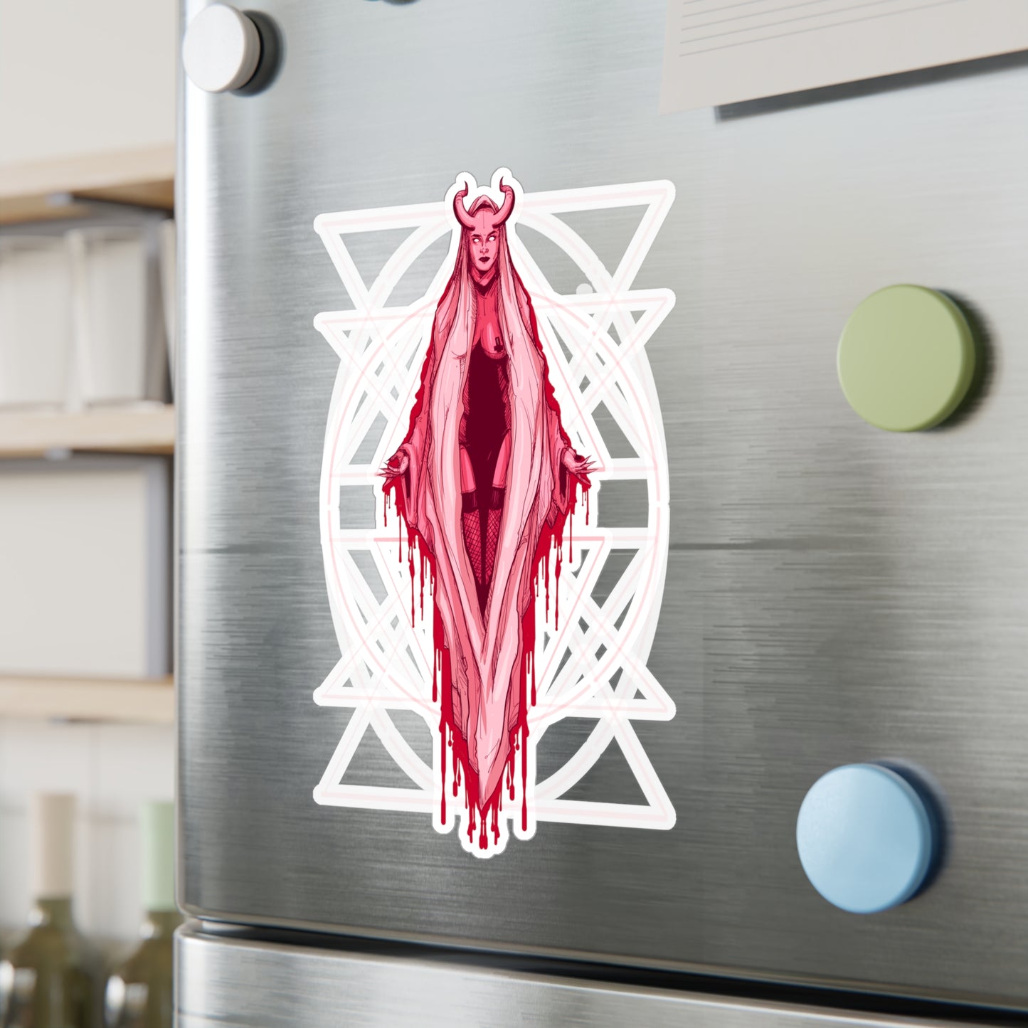 Vagina Mary Kiss-Cut Vinyl Decal