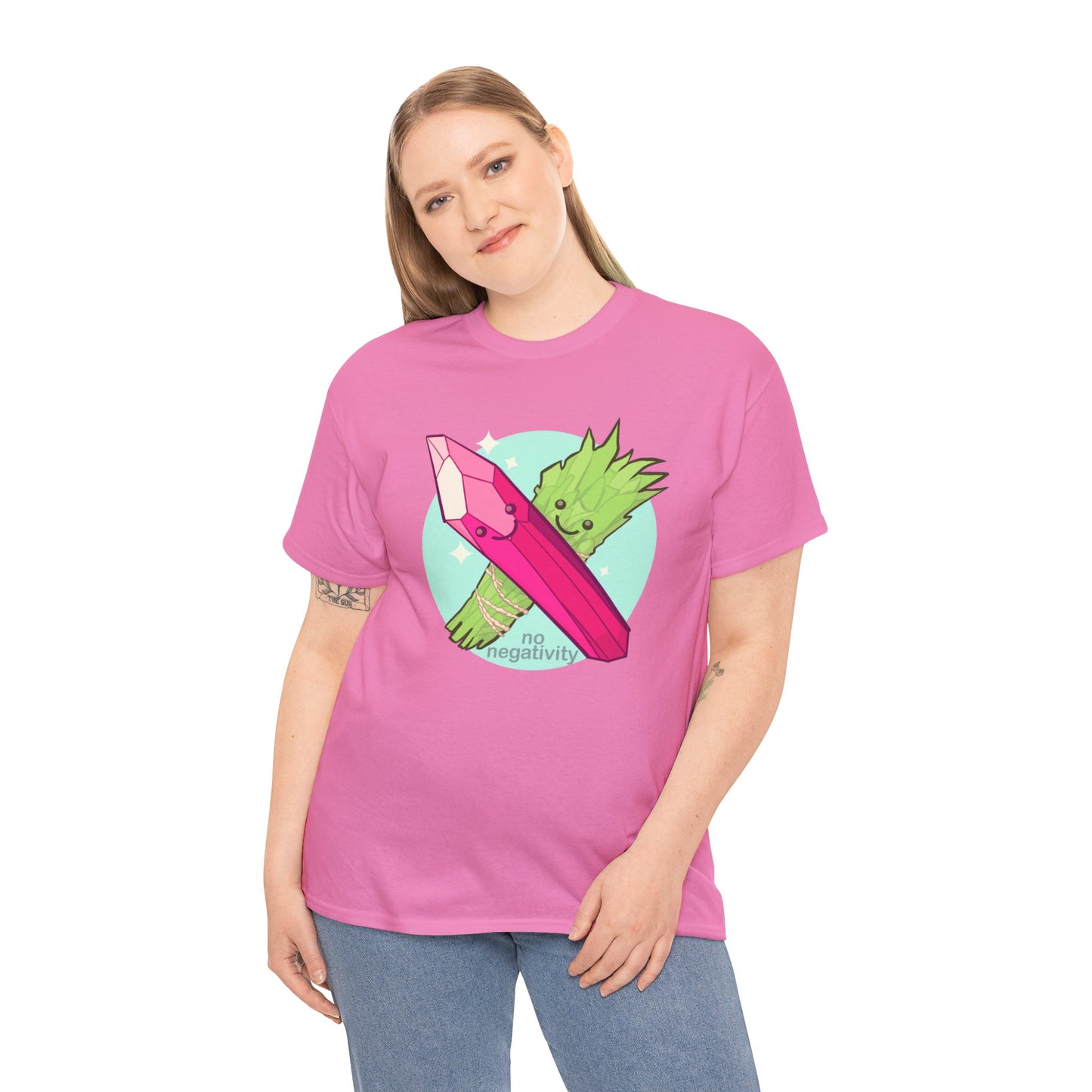 No Negativity Unisex Heavy Cotton Tee