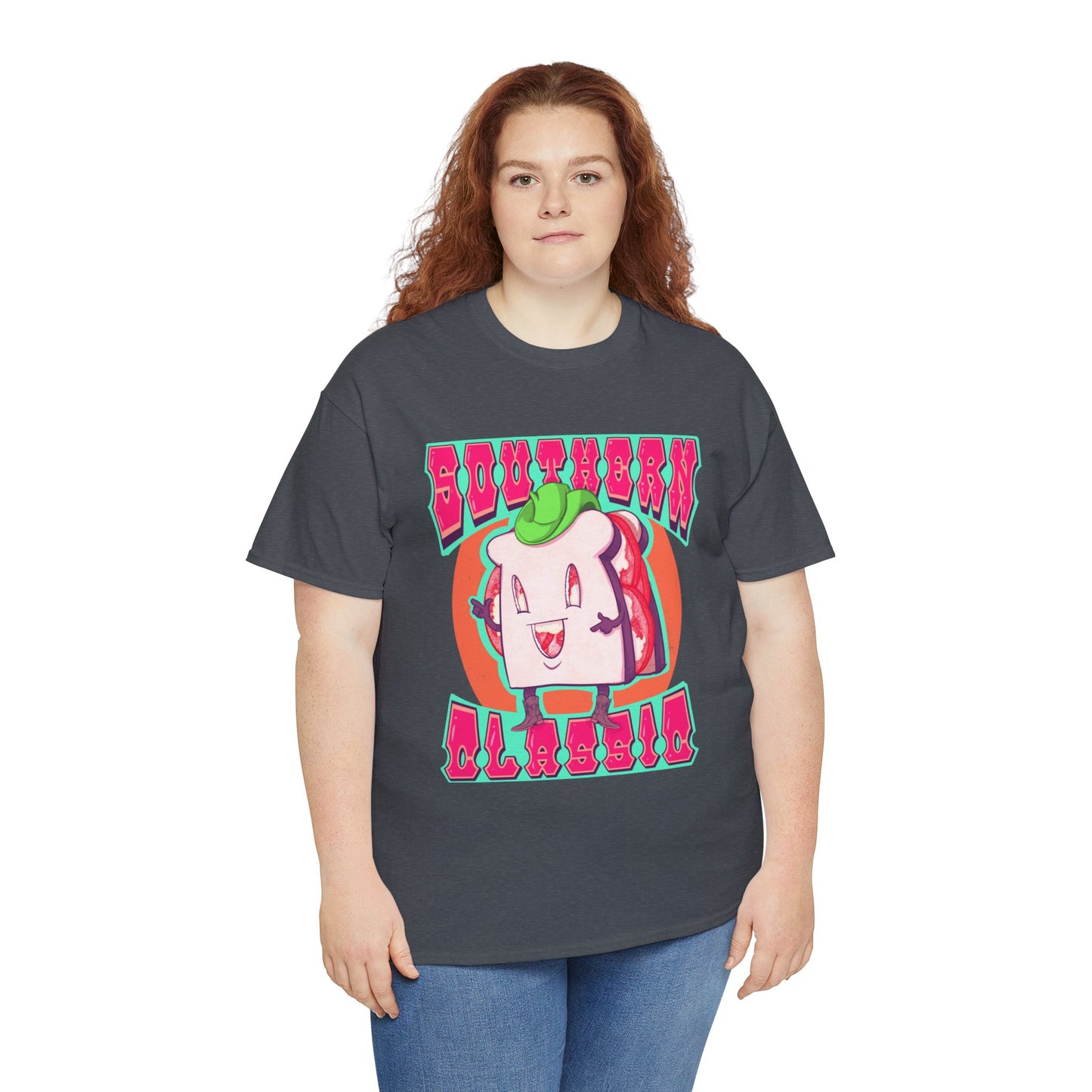 Tomato Sandwich Unisex Heavy Cotton Tee