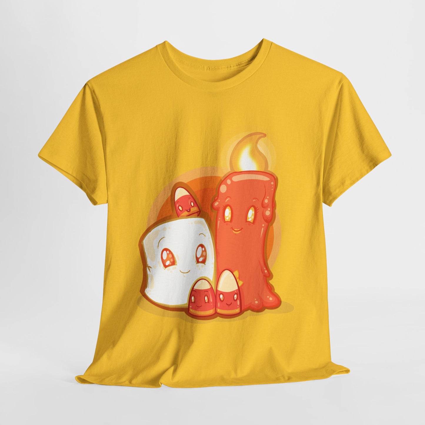 How Candy Corn Is Made Unisex Heavy Cotton Tee