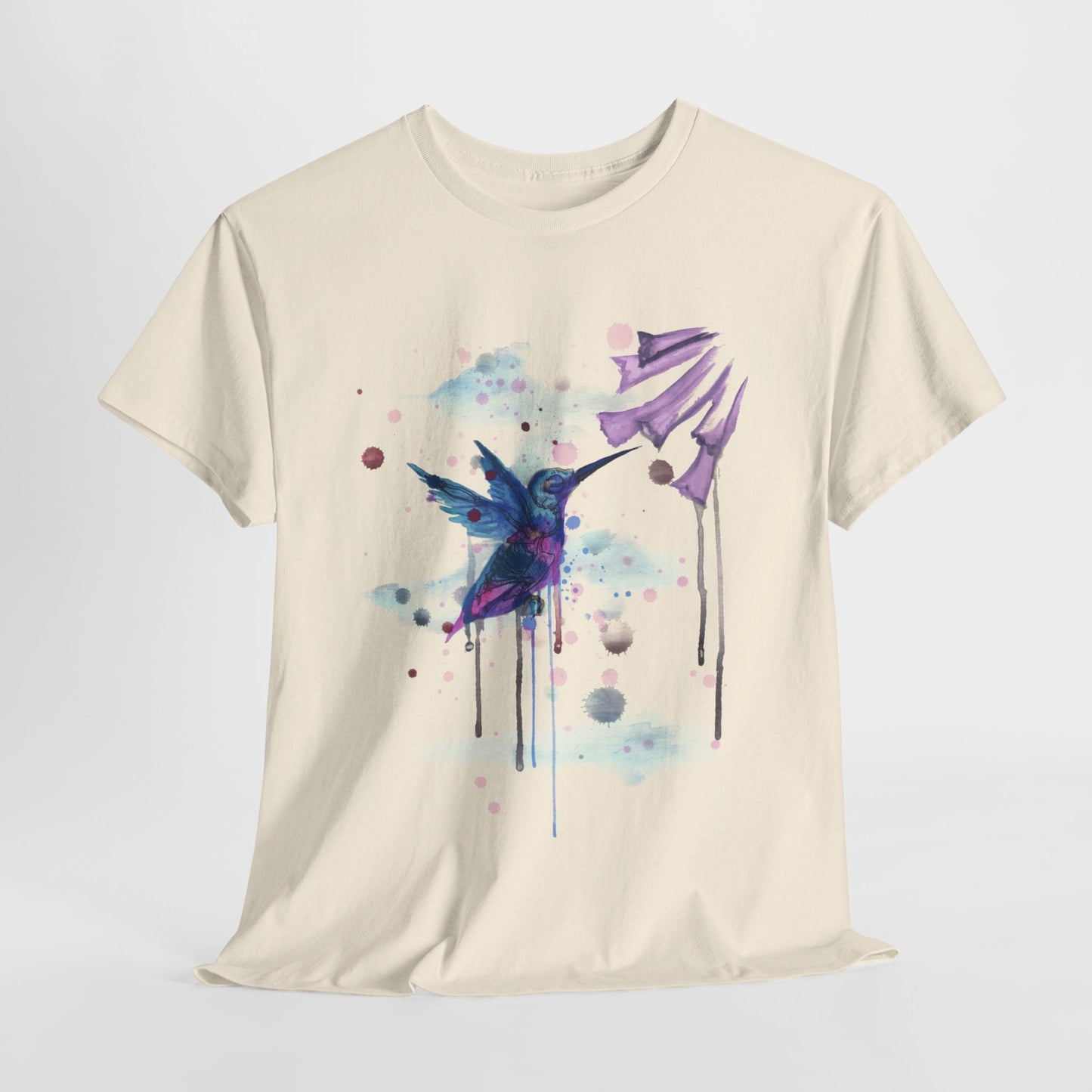 Hummingbird Skeleton Unisex Heavy Cotton Tee