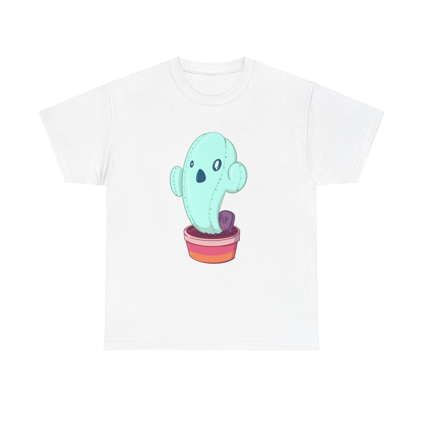 Spooky Succulent Unisex Heavy Cotton Tee