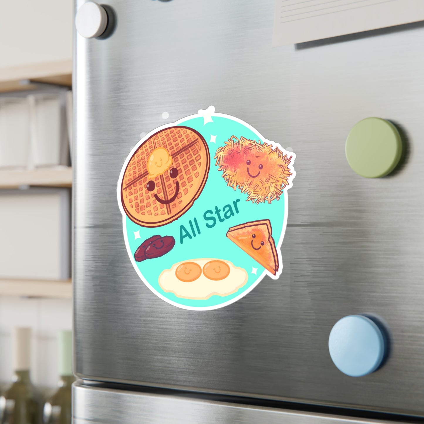 All Star Breakfast Kiss-Cut Vinyl Decal