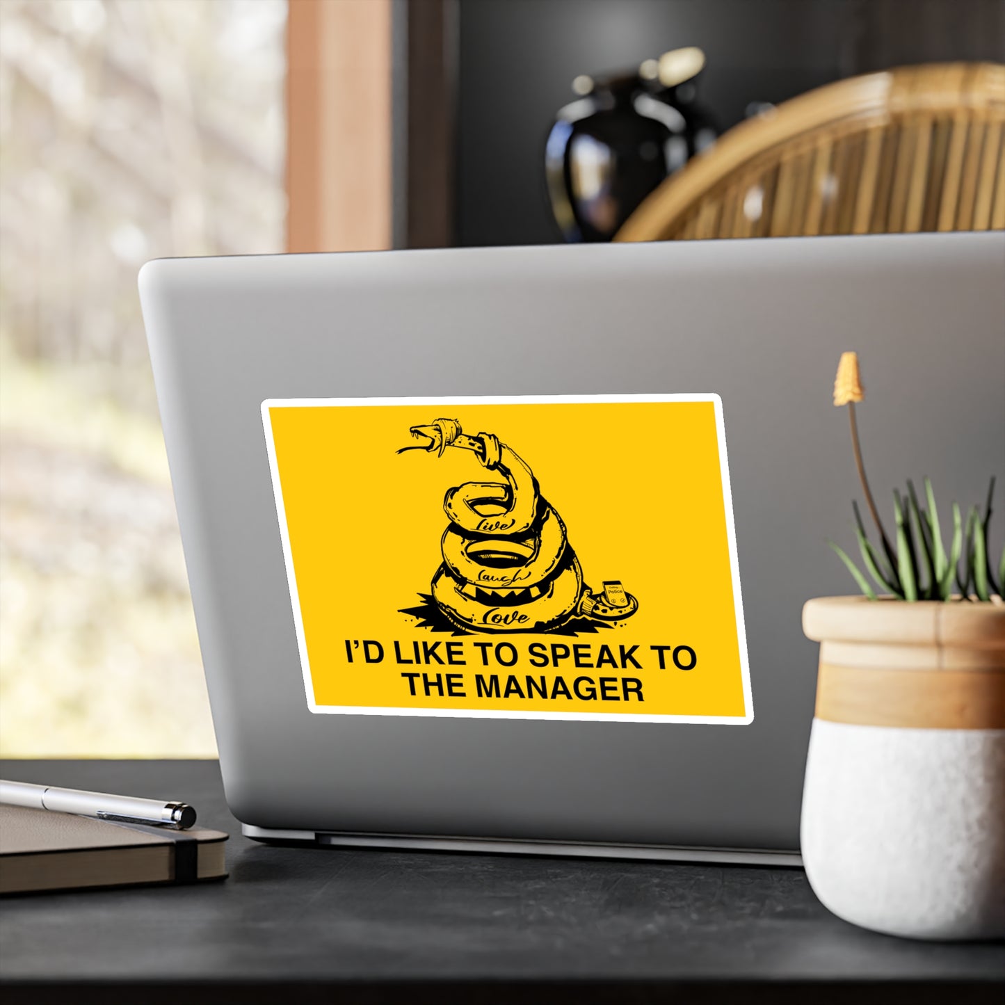 Gadsden Karen Kiss-Cut Vinyl Decal