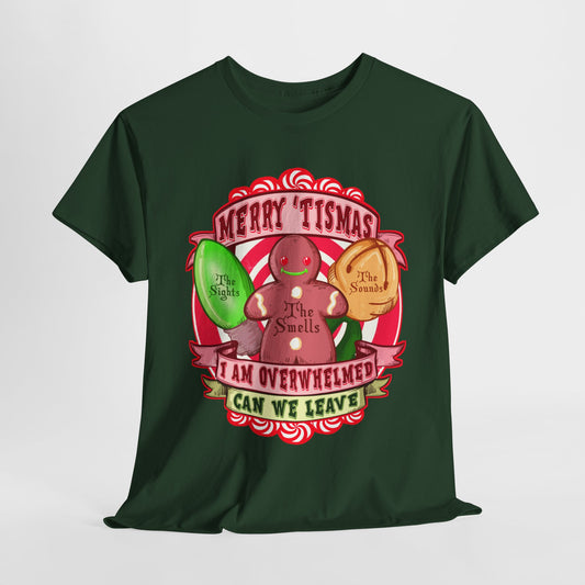 Overstimulating Christmas Unisex Heavy Cotton Tee