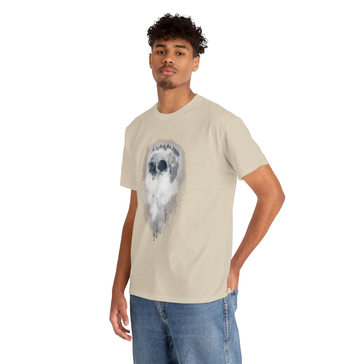 Elemental Skull Air Unisex Heavy Cotton Tee