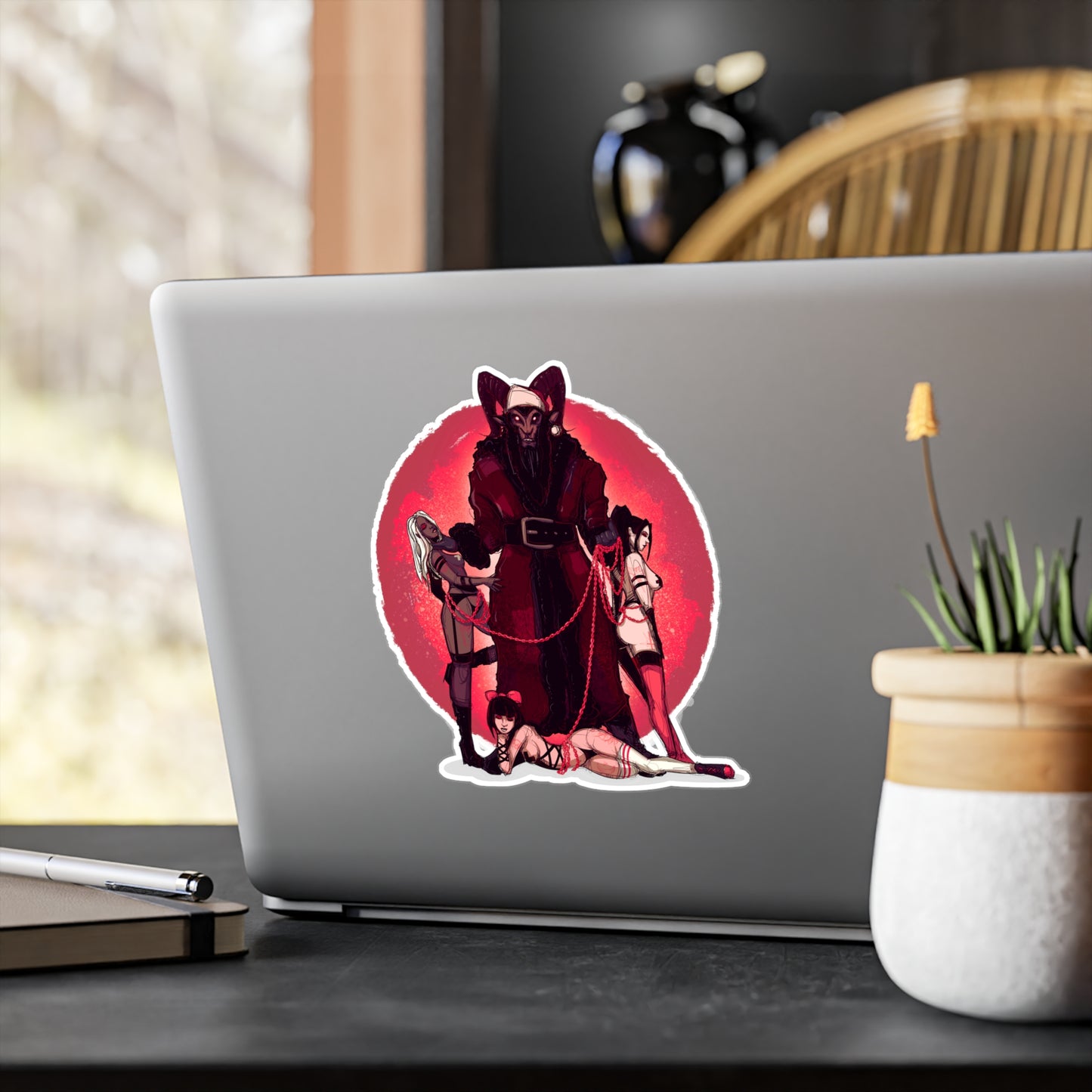 Krampus Daddy Kiss-Cut Vinyl Decal