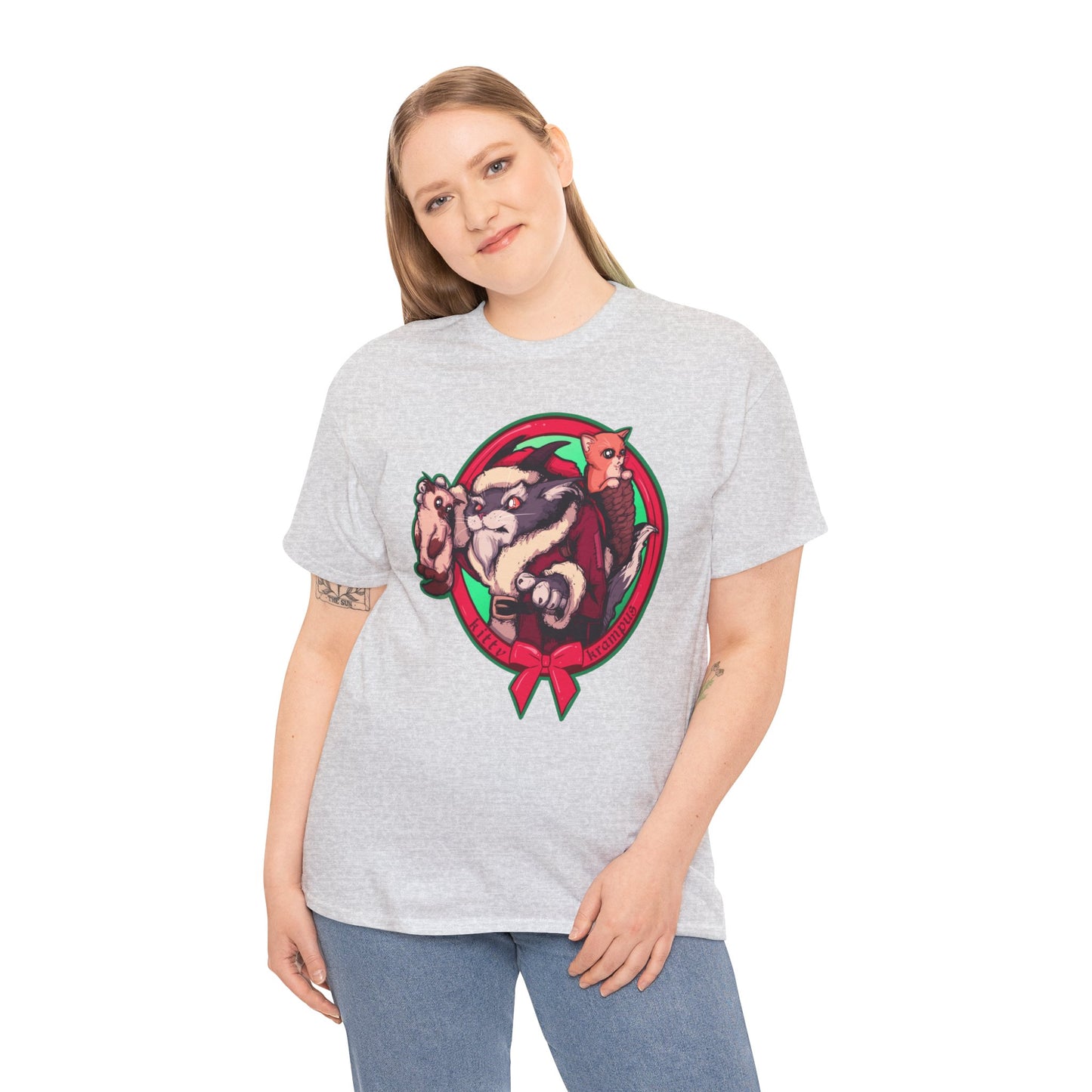 Kitty Krampus Unisex Heavy Cotton Tee