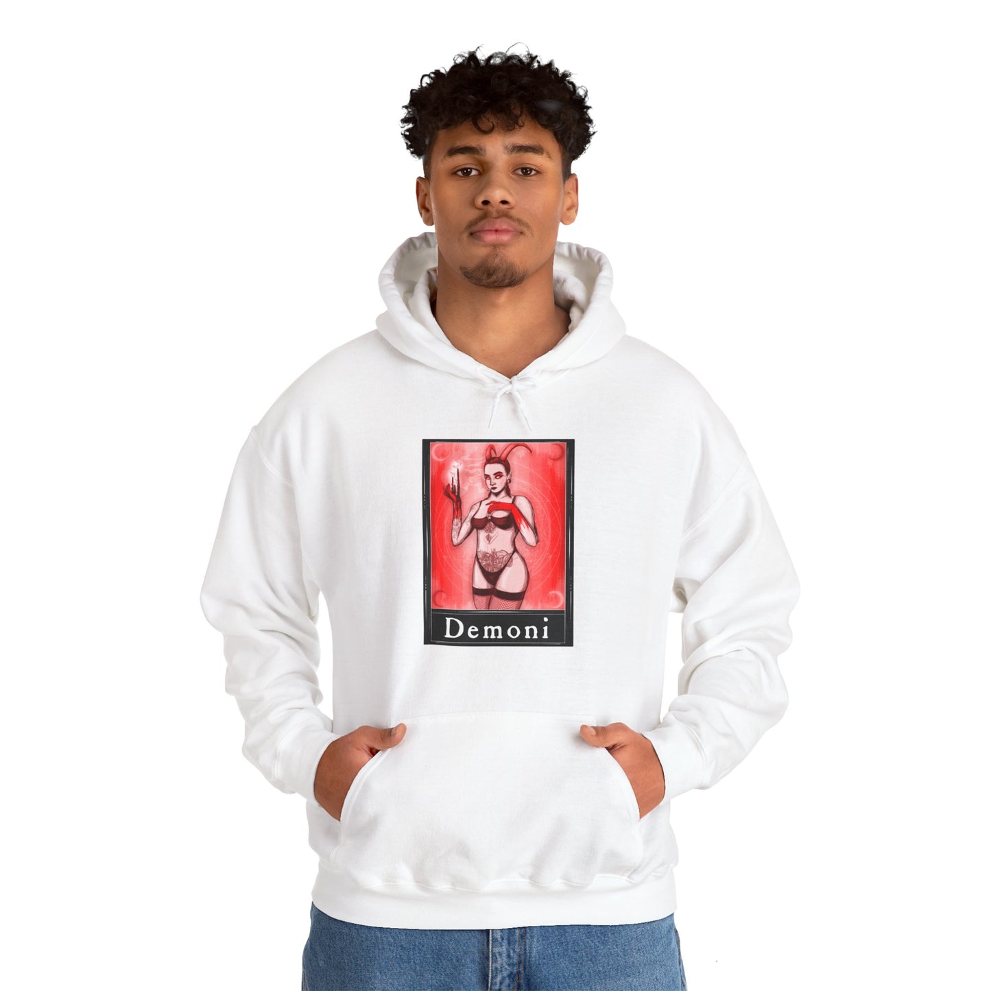 Demoni Tarot Unisex Heavy Blend Hooded Sweatshirt