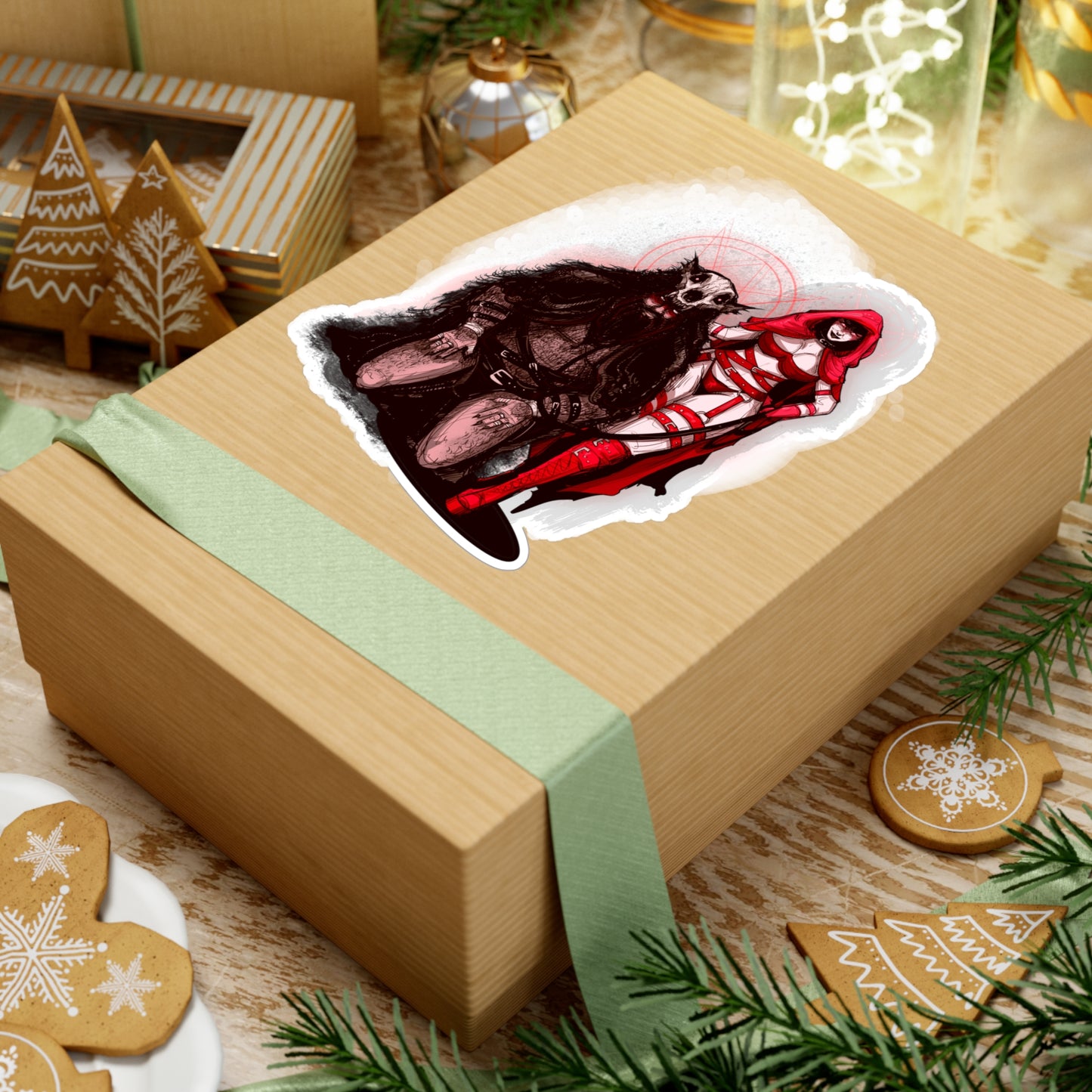 Taming The Wolf Kiss-Cut Vinyl Decal