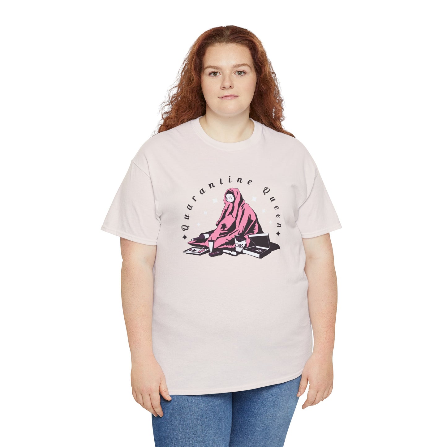 Quarantine Queen Unisex Heavy Cotton Tee