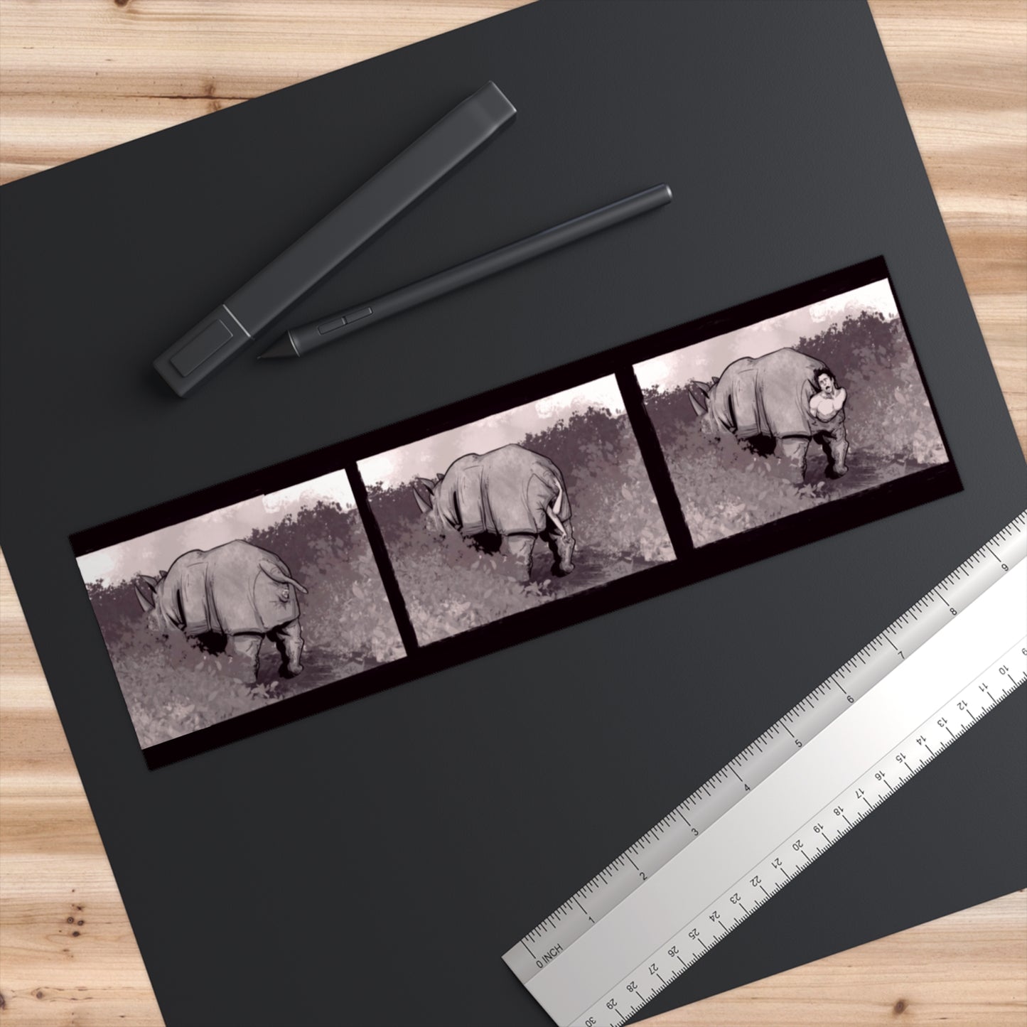 Hot Rhino Bumper Stickers