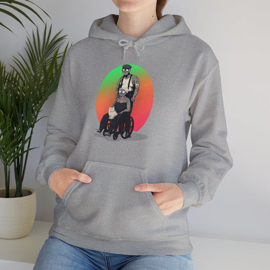 Inked & Elderly Unisex Heavy Blend Hooded Sweatshirt