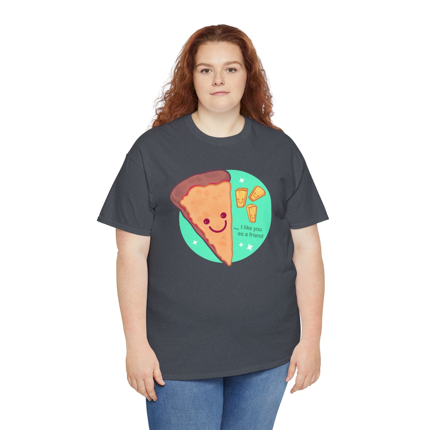 Just Friends Unisex Heavy Cotton Tee