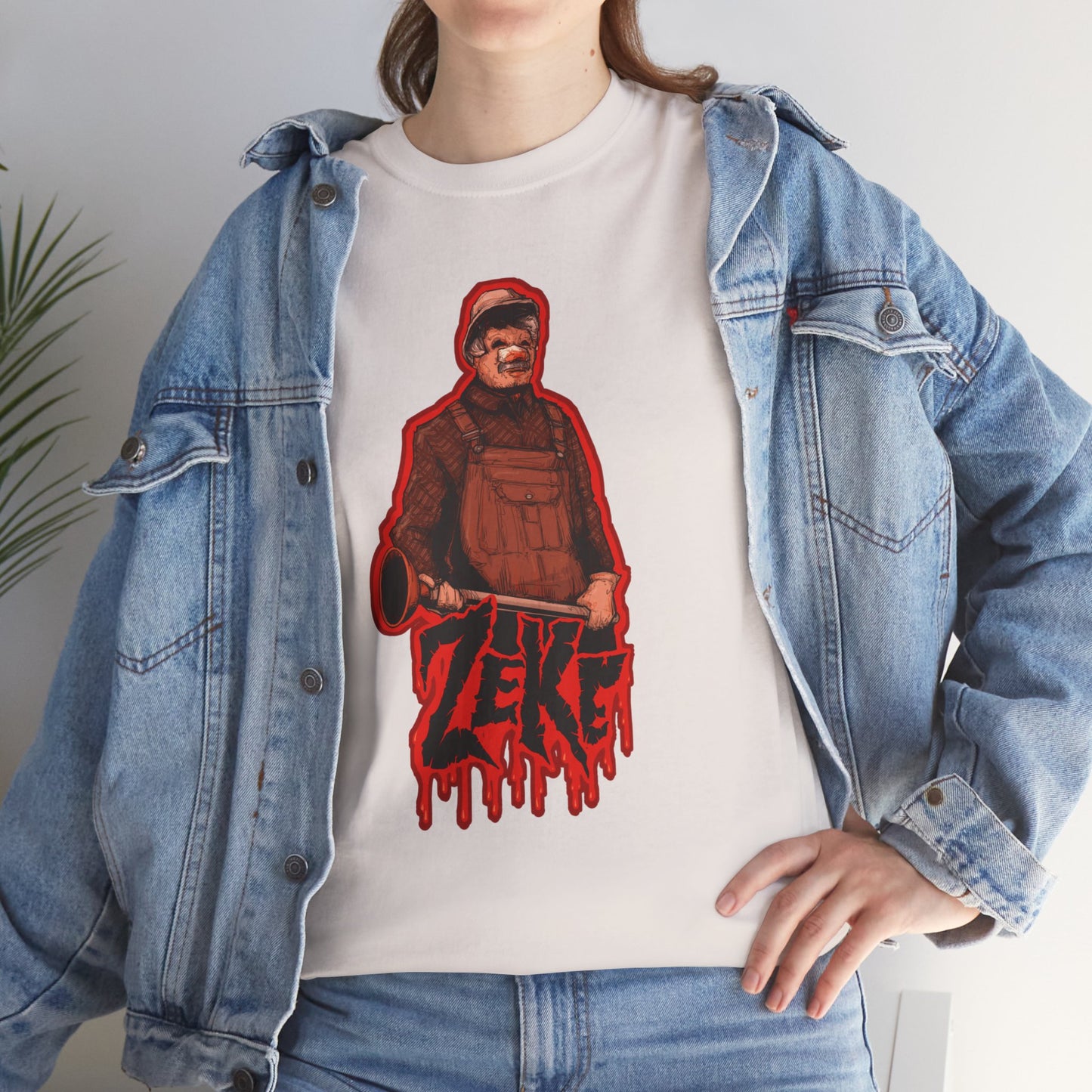Zeke The Plumber Unisex Heavy Cotton Tee