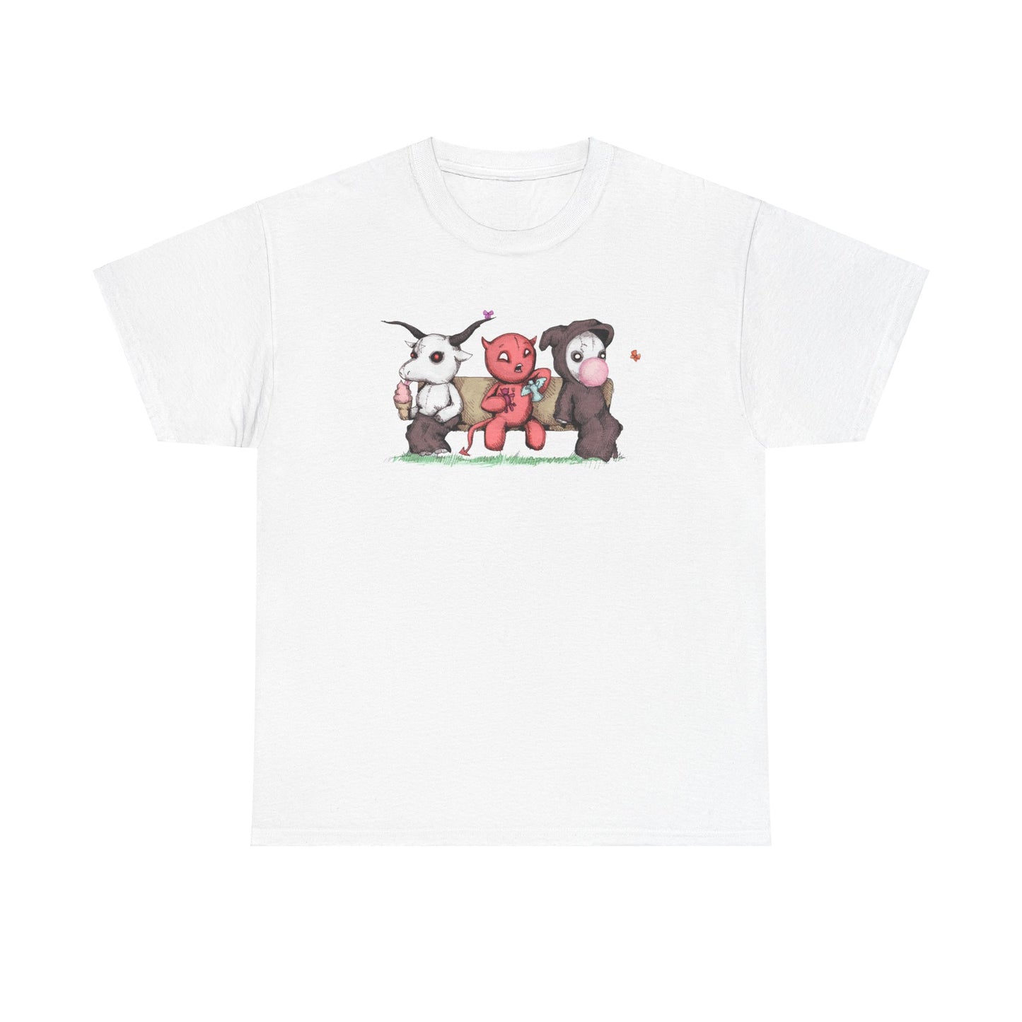Evil Day Off Unisex Heavy Cotton Tee