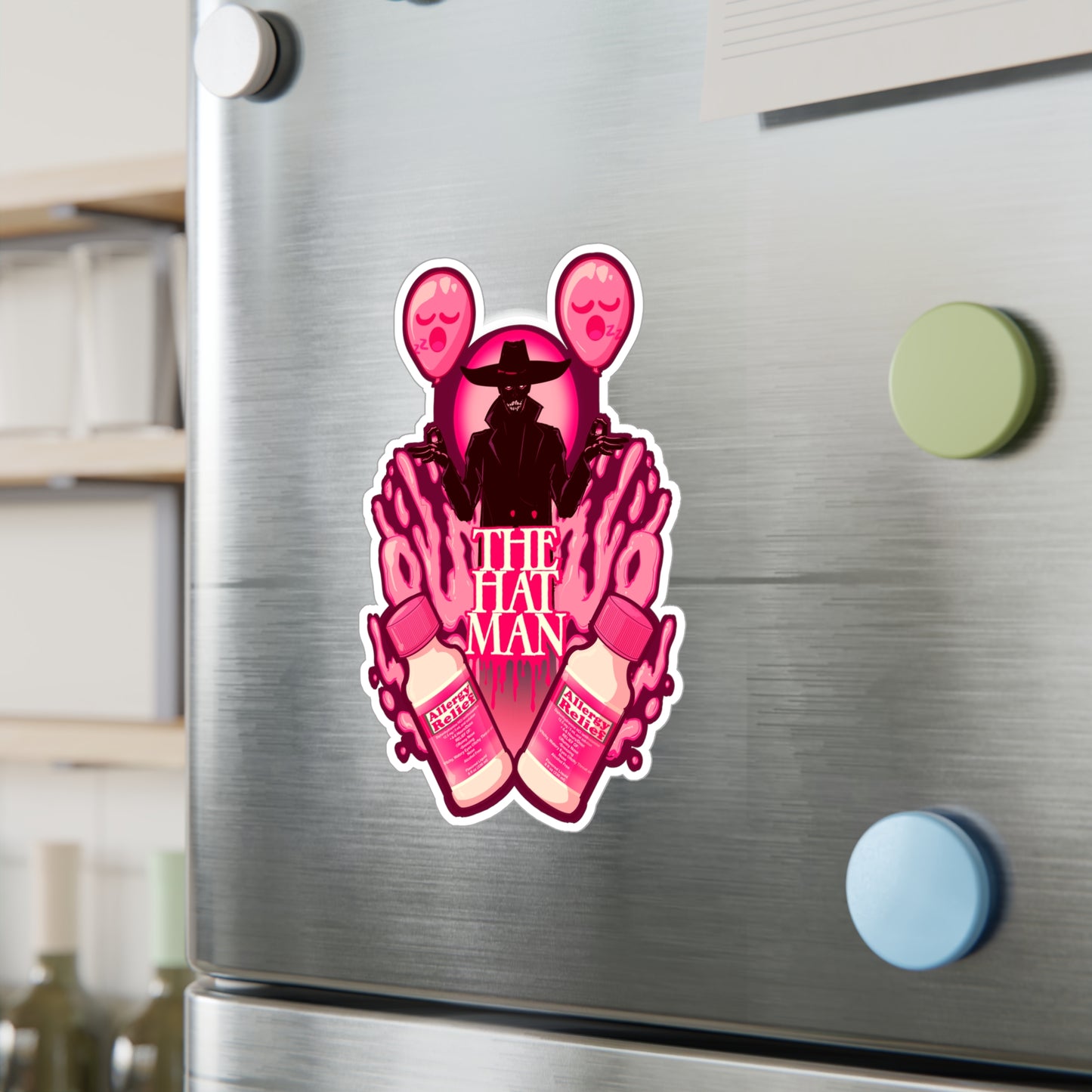 The Hat Man Kiss-Cut Vinyl Decal
