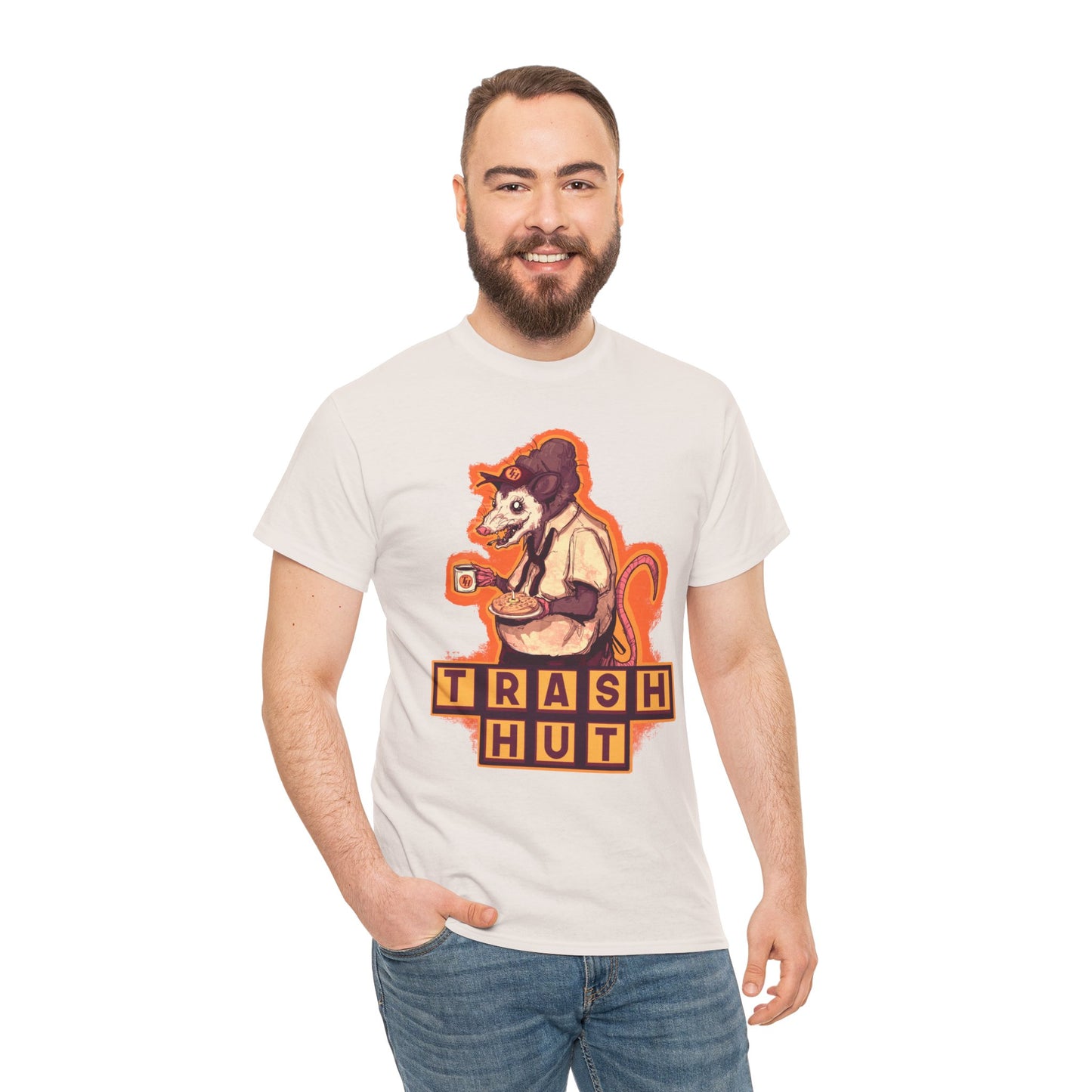 Trash Hut Unisex Heavy Cotton Tee