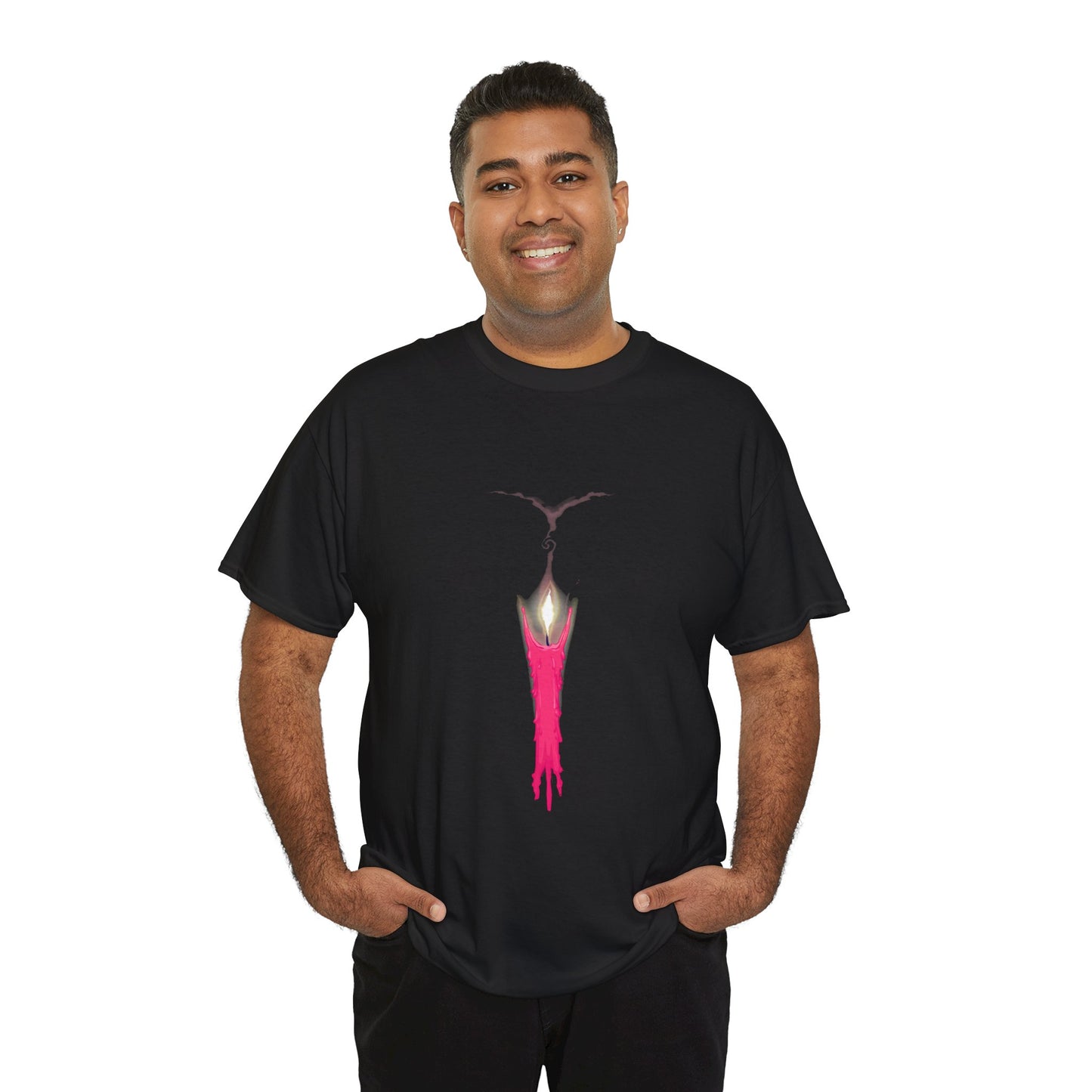 Pink Candle Unisex Heavy Cotton Tee