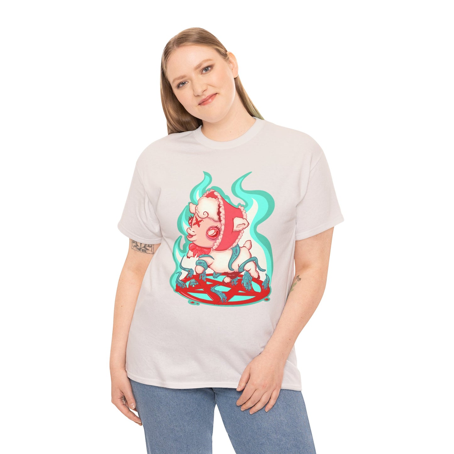 Sacrificial Lamb Unisex Heavy Cotton Tee