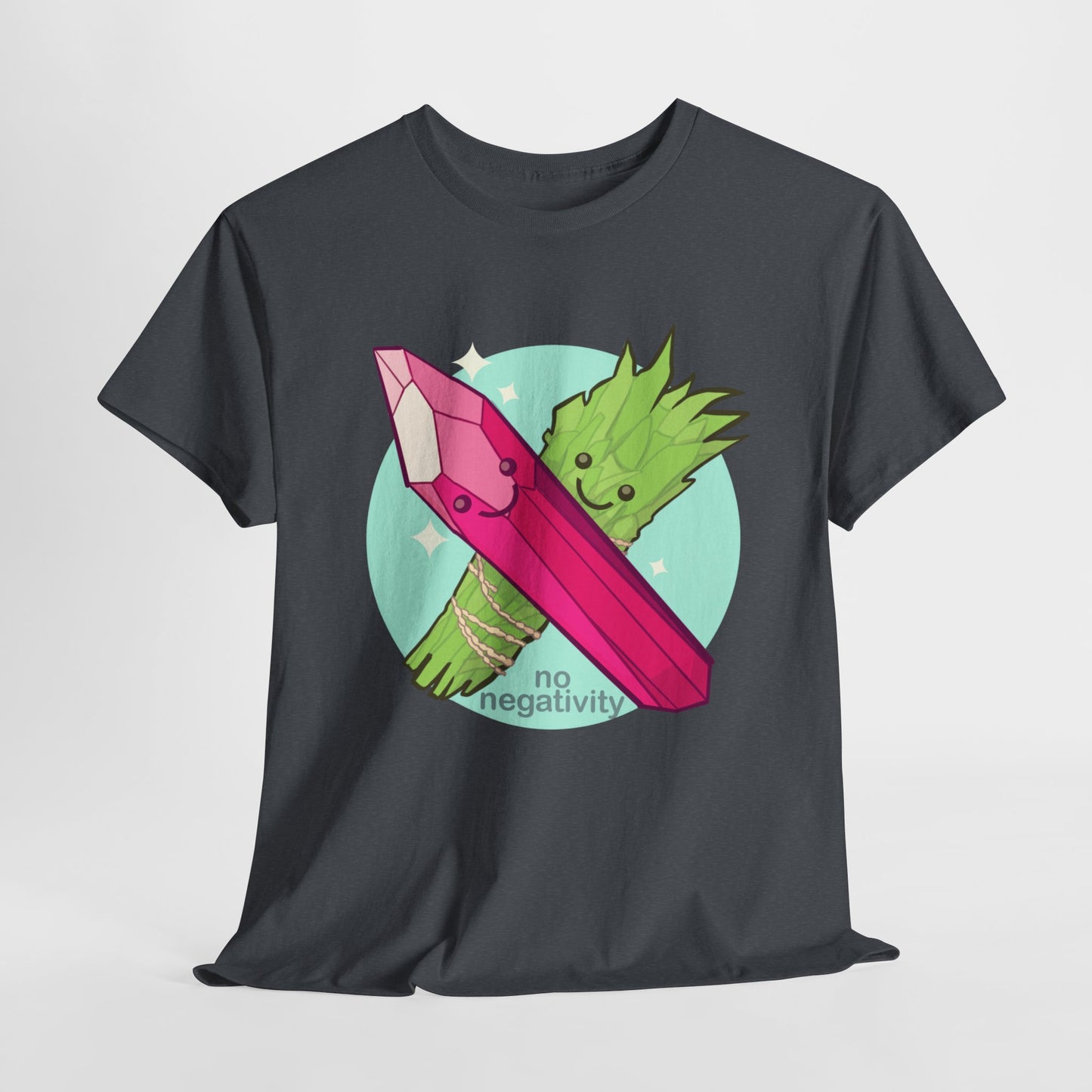 No Negativity Unisex Heavy Cotton Tee